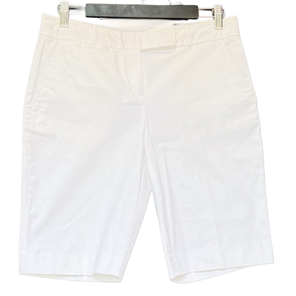 Talbots White Bermuda Shorts | Classic White | 6P